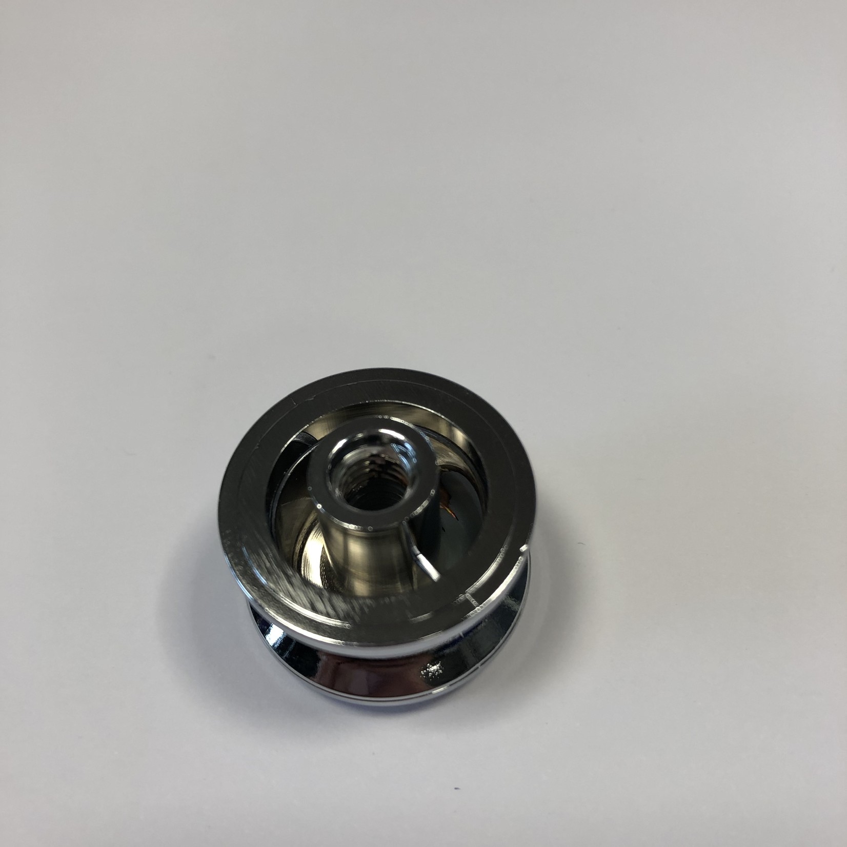 Bürstner Knopfgriff 23x16,5 Chrom-Poliert / voor pushlocksluiting / zonder roset