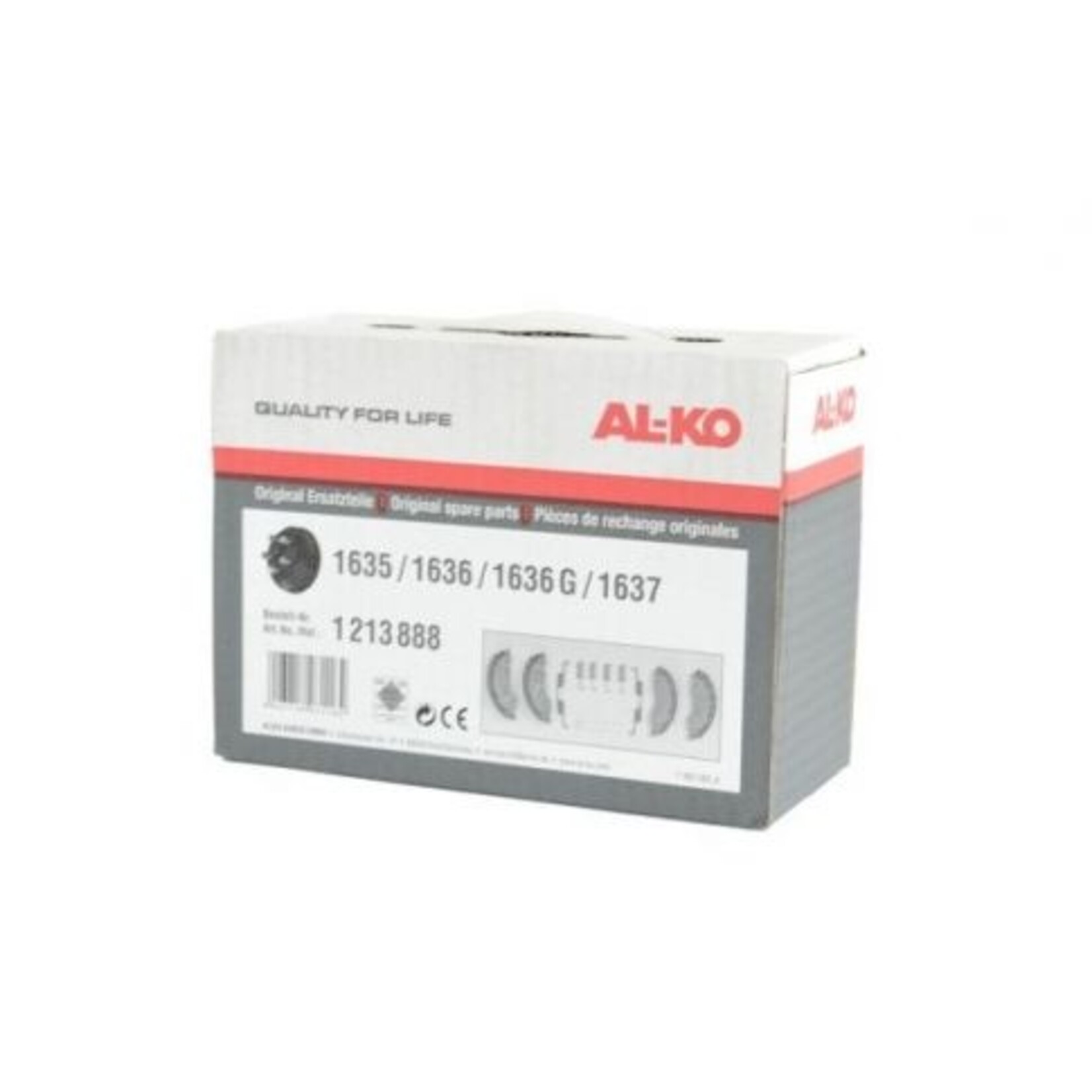 AL-KO Remschoenenset 1635/1636/1636G/1637
