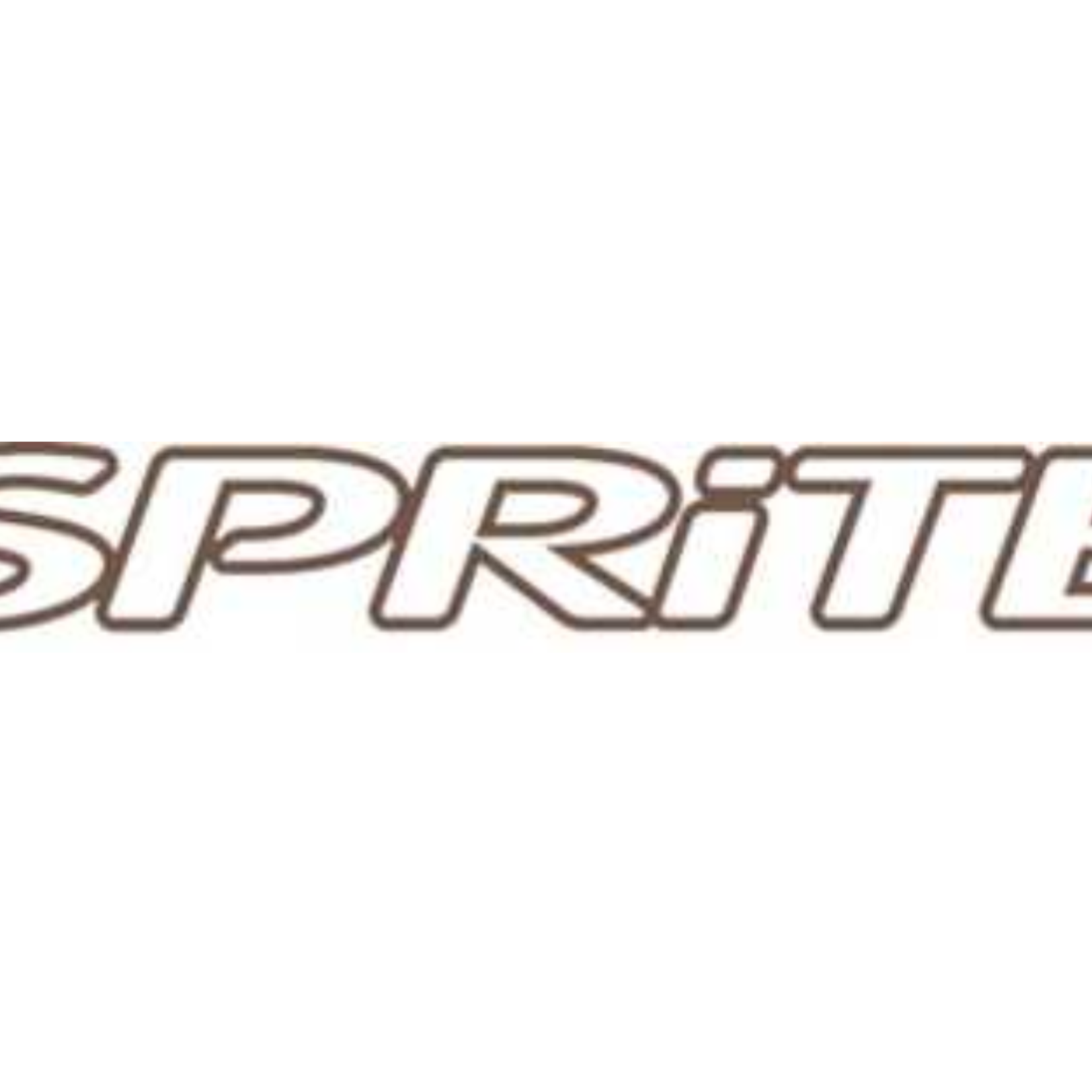 Sprite Sticker Sprite met bruin
