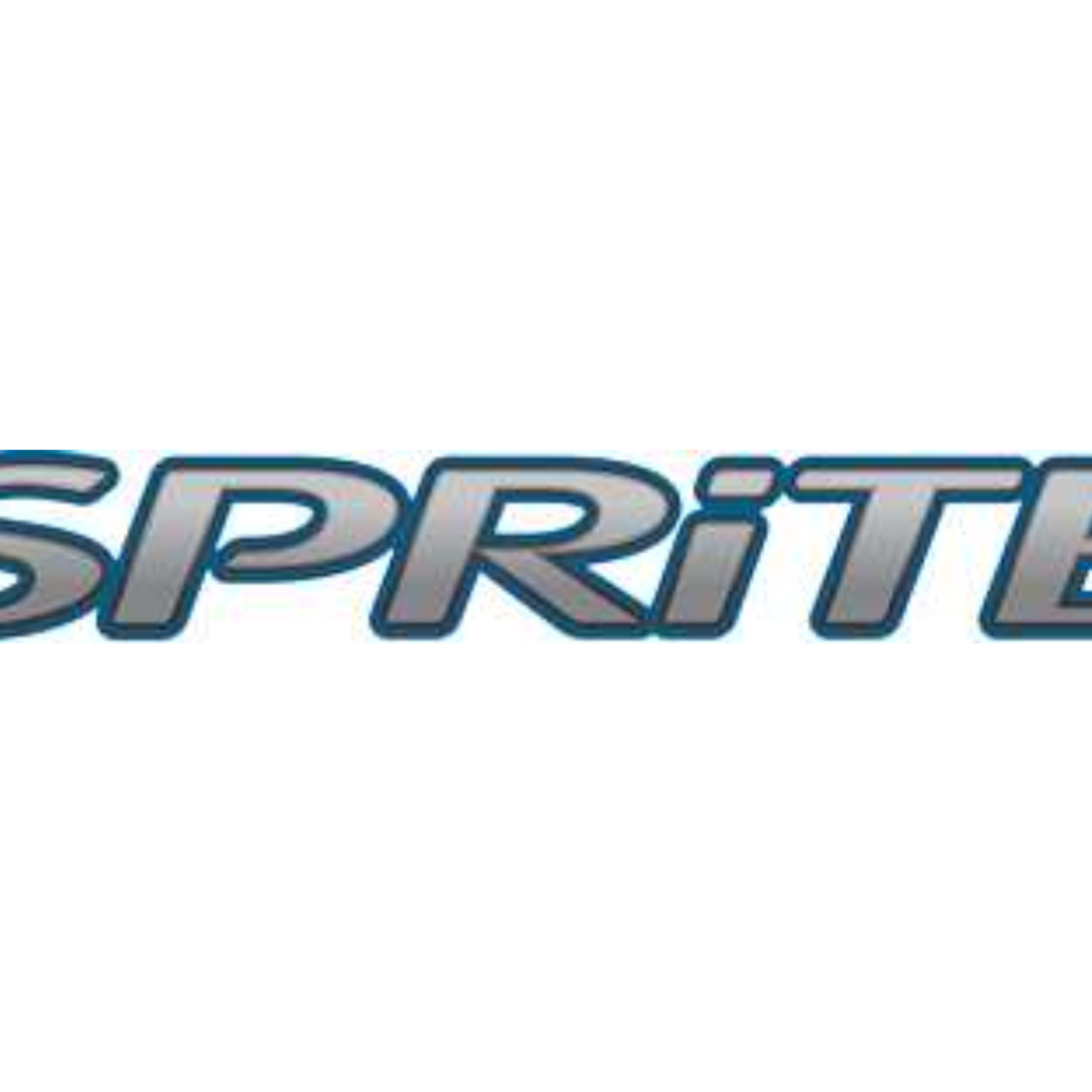 Sprite Sticker Sprite met blauw