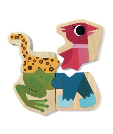 Djeco Mixanimo Houten Magnetische Dieren Djeco Mixanimo Houten Magnetische Dieren