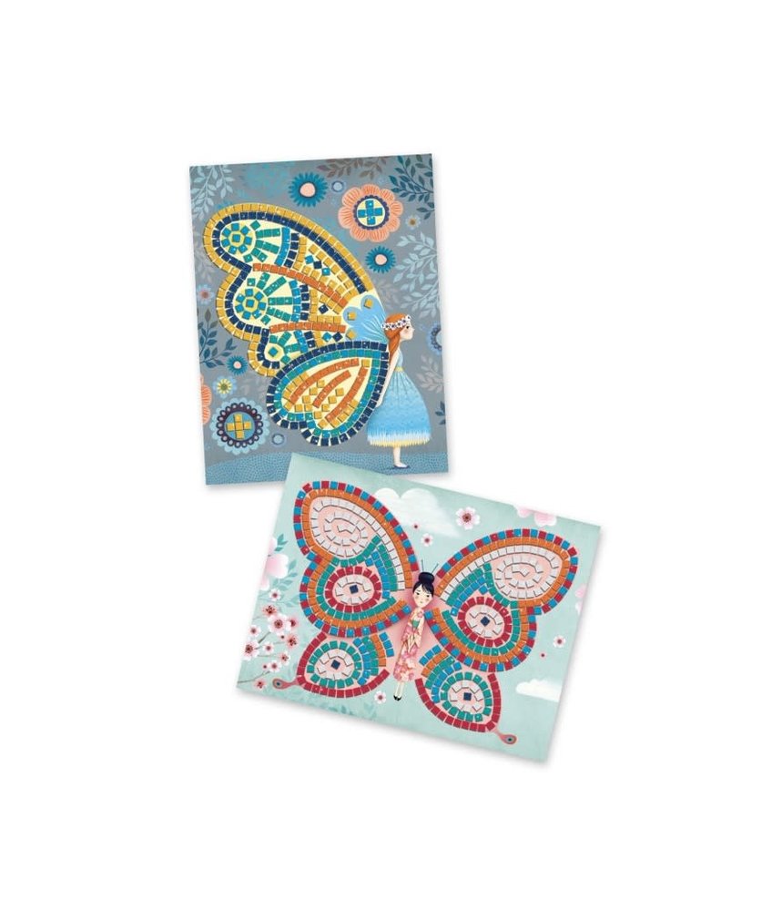 Djeco Mozaïeken Glitter Vlinders Djeco Mozaïeken Glitter Vlinders