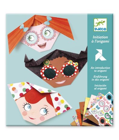 Djeco Origami Vrolijke Gezichtjes Djeco Origami Vrolijke Gezichtjes
