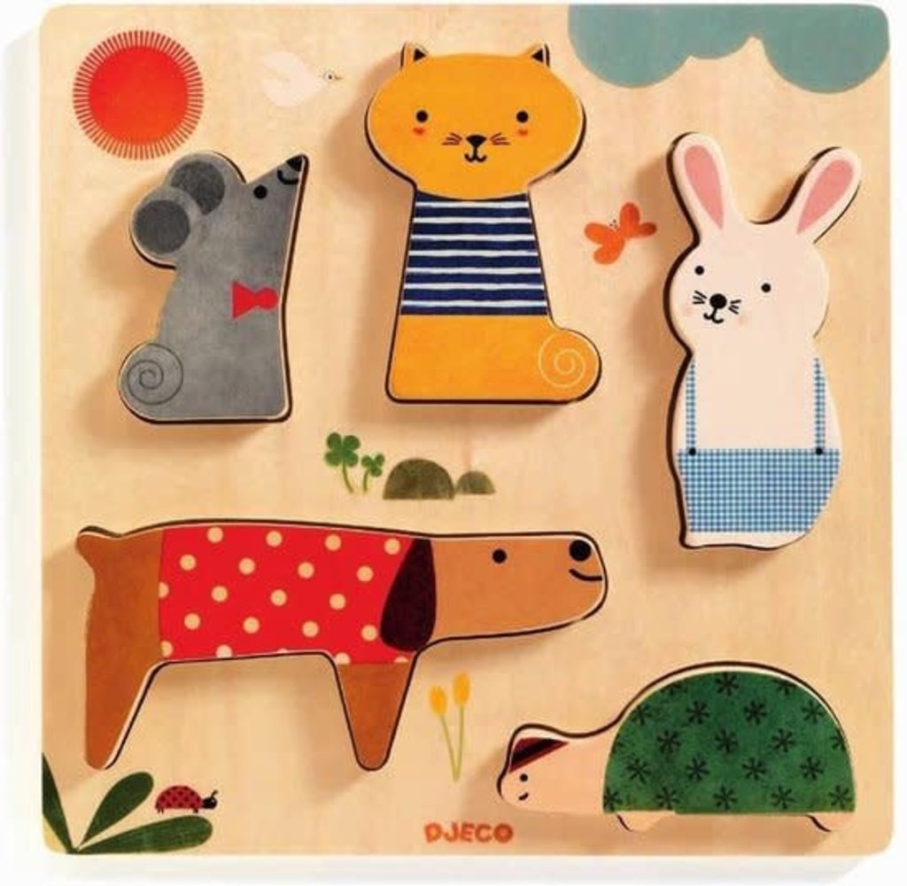 Djeco Puzzel Woodypets