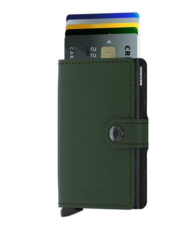Secrid Miniwallet Matte – Green Black