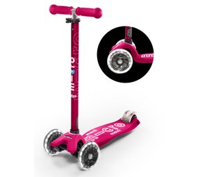 MicroStep Maxi Deluxe Led - roze