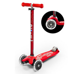 MicroStep MicroStep - Maxi Deluxe Led - rood MicroStep MicroStep - Maxi Deluxe Led - rood