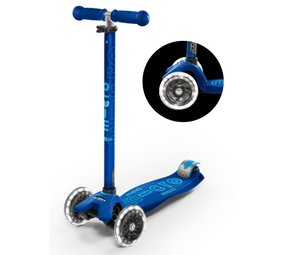 MicroStep Maxi Deluxe Led - marineblauw MicroStep Maxi Deluxe Led - marineblauw