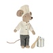 Maileg Chef muis met soeppan en lepel