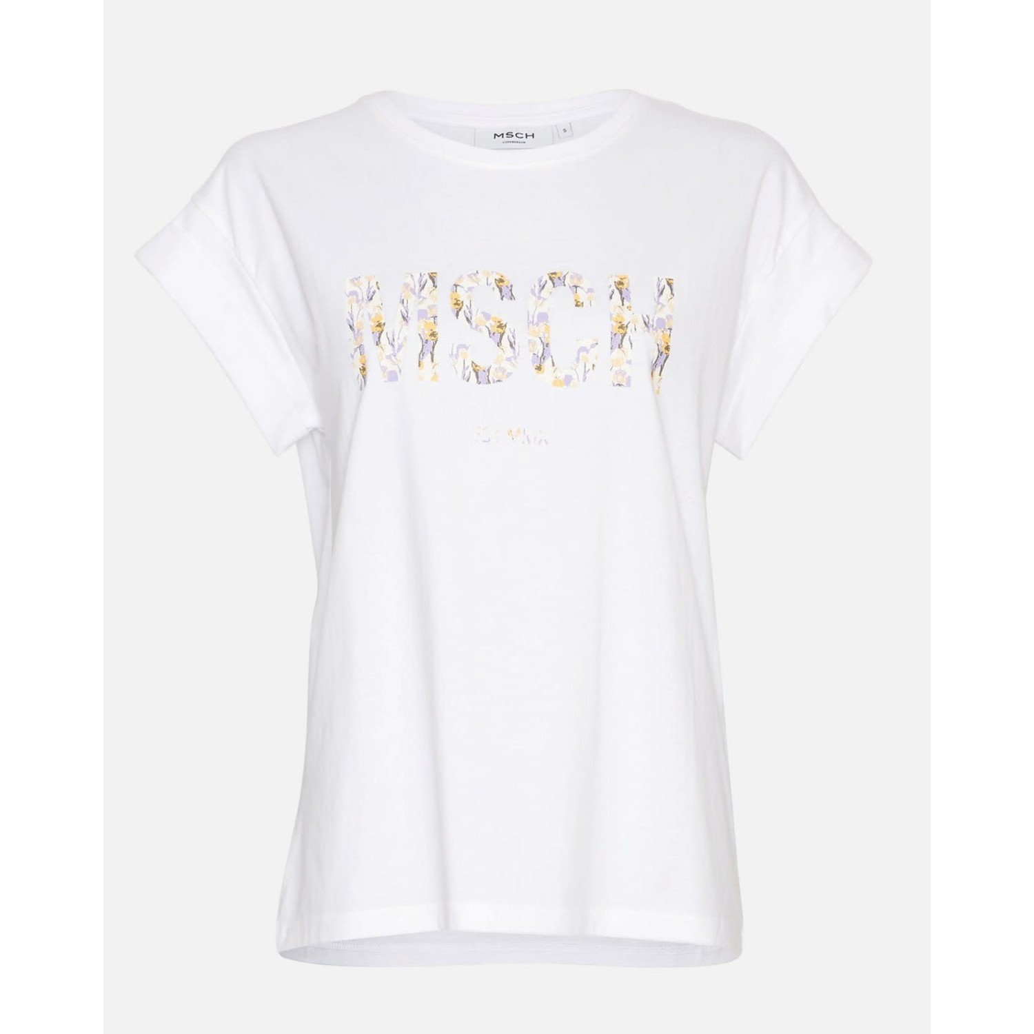 herten Maak een sneeuwpop tack Moss Copenhagen Shirt Alva MSCH – white berin print - 't Haagje