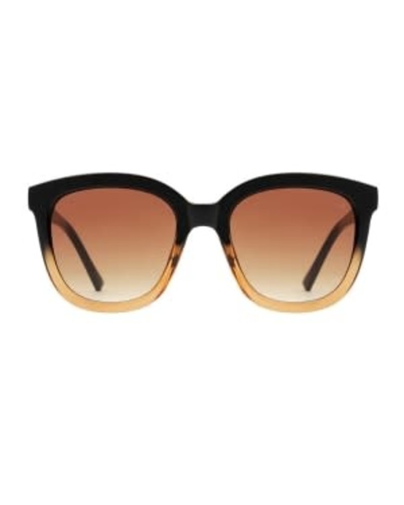 A.Kjaerbede Zonnebril Billy - Black/Brown Transparent