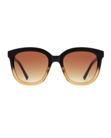 A.Kjaerbede Zonnebril Billy - Black/Brown Transparent