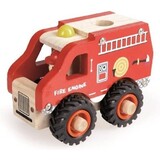 Houten brandweerauto Houten brandweerauto