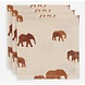 Jollein 3x hydrofiel multidoek 70x70cm – savannah Jollein 3x hydrofiel multidoek 70x70cm – savannah