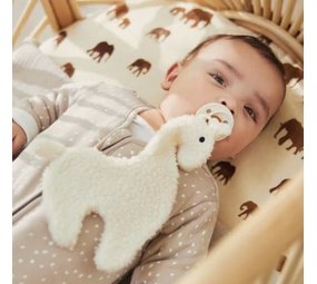 Jollein Speendoekje Lama - off white Jollein Speendoekje Lama - off white