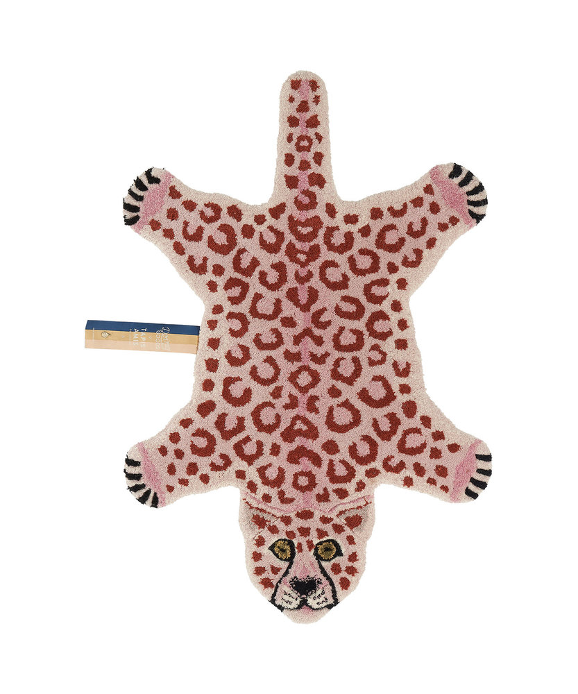Doing Goods Pinky Leopard Rug - Small Doing Goods Pinky Leopard Rug - Small