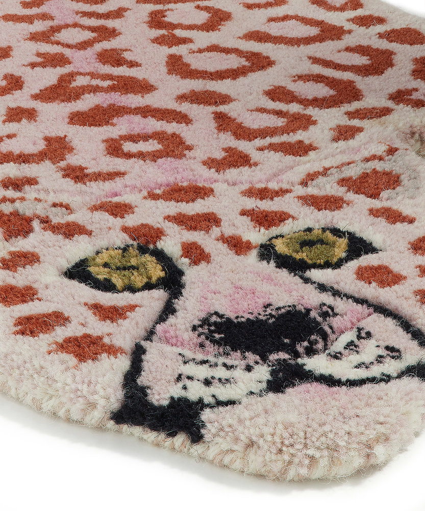 Doing Goods Pinky Leopard Rug - Small Doing Goods Pinky Leopard Rug - Small