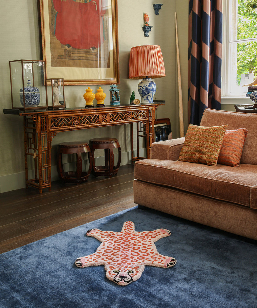 Doing Goods Pinky Leopard Rug - Small Doing Goods Pinky Leopard Rug - Small