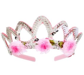 Souza Kroon Sady, zilver met bloemen Souza Kroon Sady, zilver met bloemen