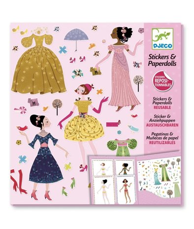 Djeco Aankleedpopjes Herbruikbare Stickers Djeco Aankleedpopjes Herbruikbare Stickers