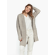 Beaumont Cardigan Rib Sleeves – grey melange Beaumont Cardigan Rib Sleeves – grey melange