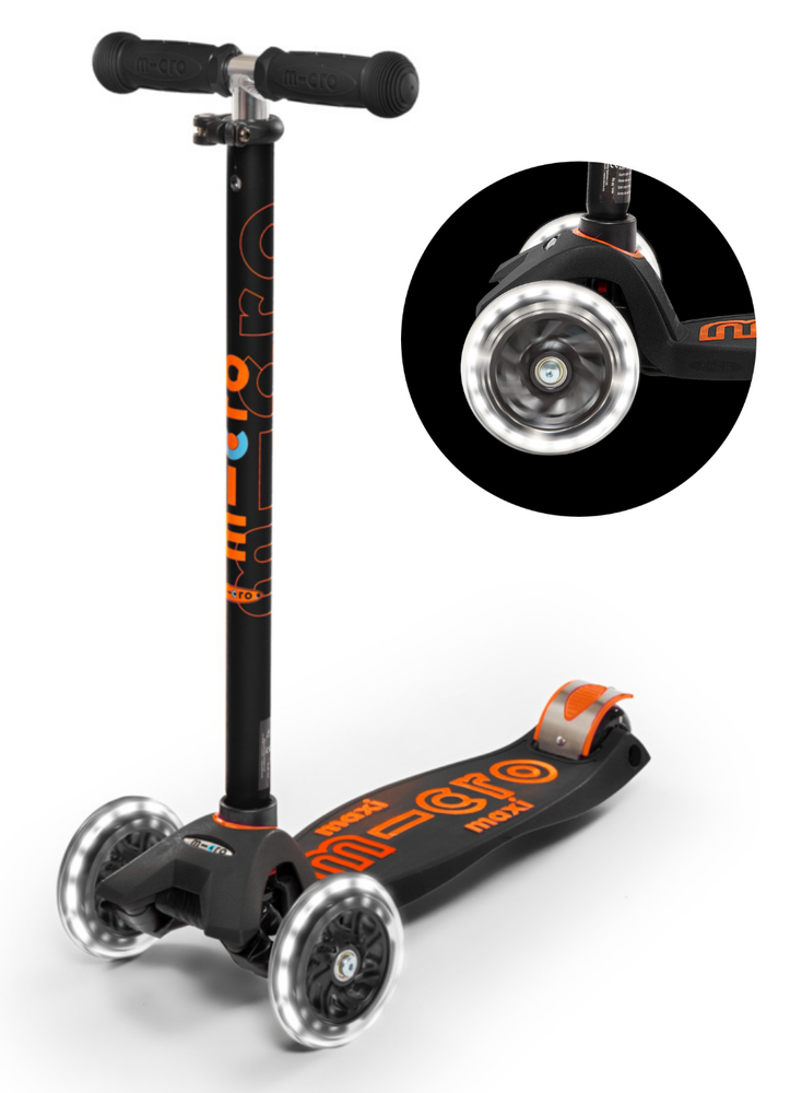 MicroStep MicroStep - Maxi Deluxe Led – zwart