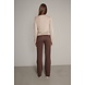 Corel Amsterdam Boa Flare pants Milano - Brown Melange Corel Amsterdam Boa Flare pants Milano - Brown Melange