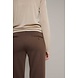 Corel Amsterdam Boa Flare pants Milano - Brown Melange Corel Amsterdam Boa Flare pants Milano - Brown Melange