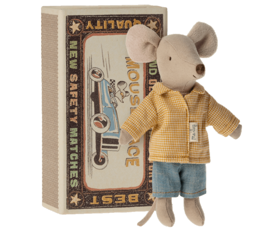 Maileg Grote broer in luciferdoosje Maileg Grote broer in luciferdoosje