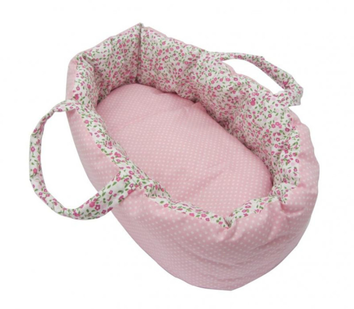 Poppendraagmandje Bloemen Poppendraagmandje Bloemen