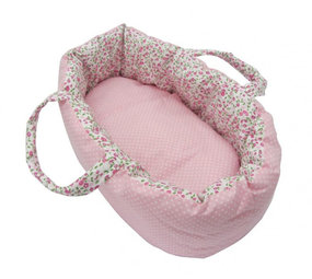 Poppendraagmandje Bloemen Poppendraagmandje Bloemen