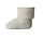 Cotton rib baby socks - Creme Melange