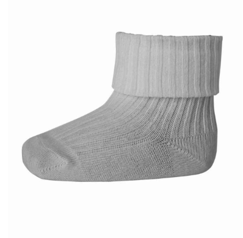 MP Denmark Cotton rib baby socks - White MP Denmark Cotton rib baby socks - White