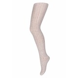 MP Denmark Cotton rib tights - Light Brown Melange