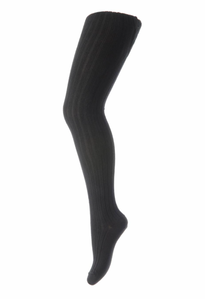 MP Denmark Cotton Rib Tights - Black