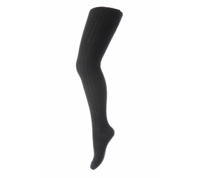 MP Denmark Cotton Rib Tights - Black