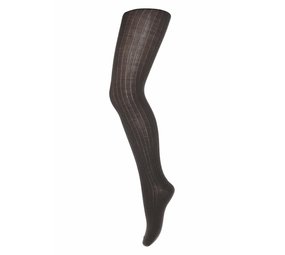 MP Denmark Cotton rib tights - Dark Brown