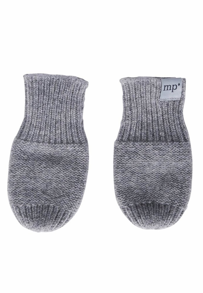 MP Denmark Cassidy mittens – Medium Grey Melange