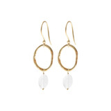 A Beautiful Story Graceful Moonstone GP Earrings A Beautiful Story Graceful Moonstone GP Earrings