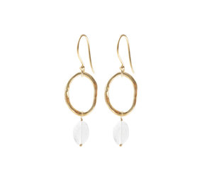 A Beautiful Story Graceful Moonstone GP Earrings A Beautiful Story Graceful Moonstone GP Earrings