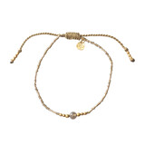 A Beautiful Story Iris Smokey Quartz Gold Bracelet A Beautiful Story Iris Smokey Quartz Gold Bracelet