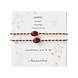 A Beautiful Story Bracelet Card You & Me Garnet Gold A Beautiful Story Bracelet Card You & Me Garnet Gold