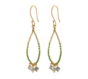 A Beautiful Story Becoming Labradorite Gold Earrings A Beautiful Story Becoming Labradorite Gold Earrings