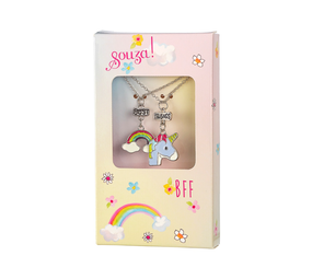 Souza Vriendschapsketting BFF set van 2 - eenhoorn