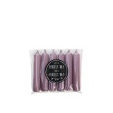 Rustik Lys Dinerkaarsjes Set/ 6 - mauve Rustik Lys Dinerkaarsjes Set/ 6 - mauve