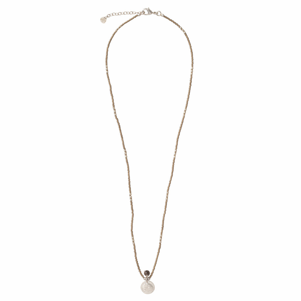 A Beautiful Story Timeless Smokey Quartz SC Necklace