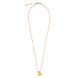 A Beautiful Story Timeless Rose Quartz Gold Necklace A Beautiful Story Timeless Rose Quartz Gold Necklace