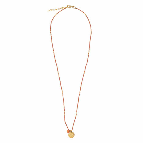 A Beautiful Story Timeless Carnelian GC Necklace A Beautiful Story Timeless Carnelian GC Necklace