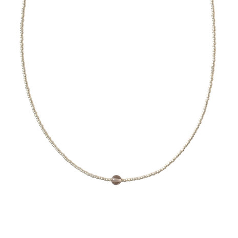 A Beautiful Story Flora Smokey Quartz SC Necklace