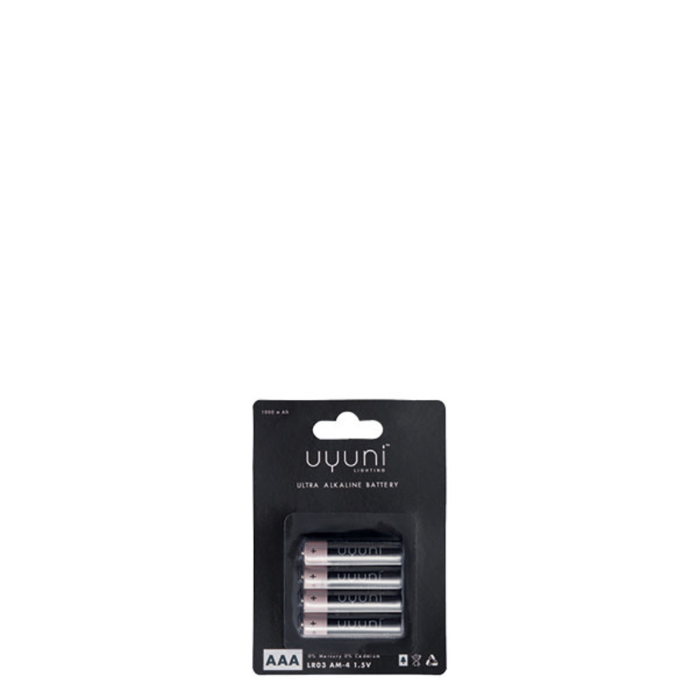 Uyuni AAA Battery, 1,5V, 1000mAh, 4-pack